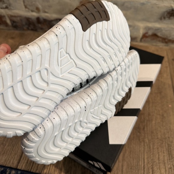 Adidas Kaptir Flow 2.0 Running Shoe JR8091 Grey/Black/White Size 3 Youth Unisex - Picture 5 of 6